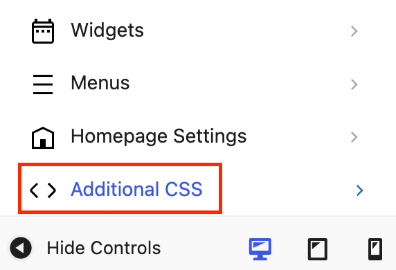 Wordpress, additional CSS