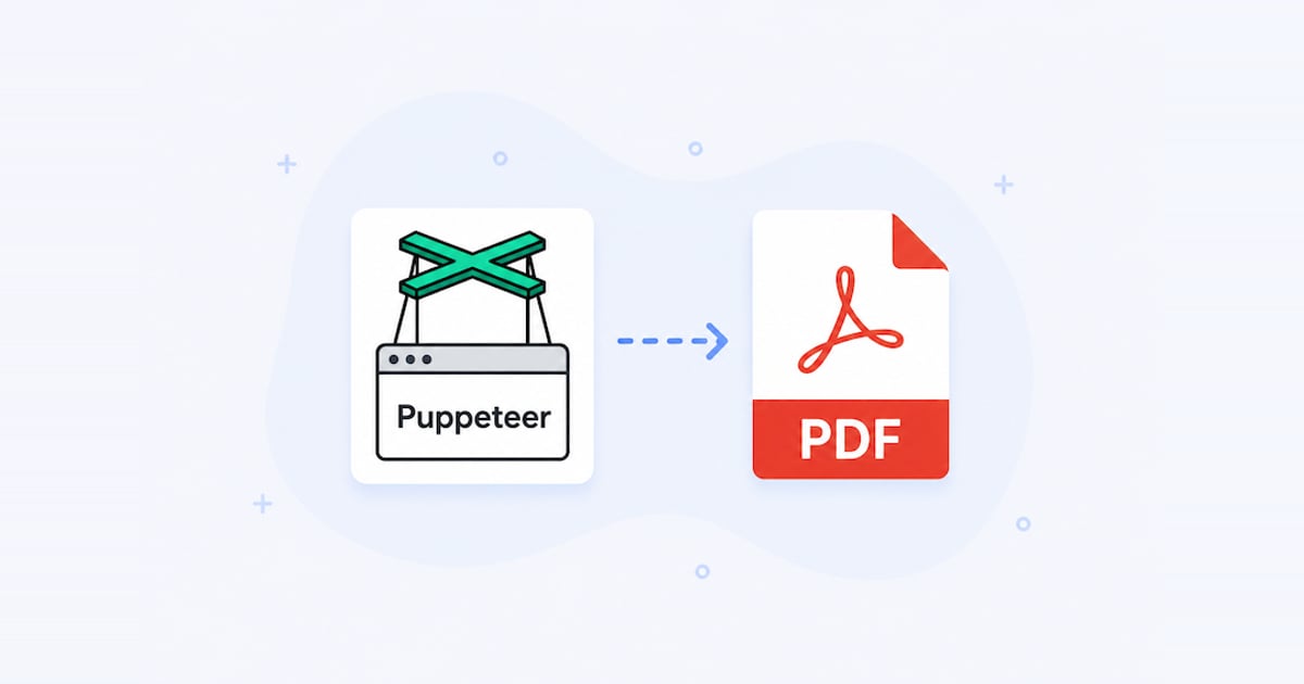 How to convert HTML to PDF with Puppeteer
